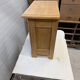Solid oak bedside table