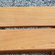 Solid elm bench from the 70s