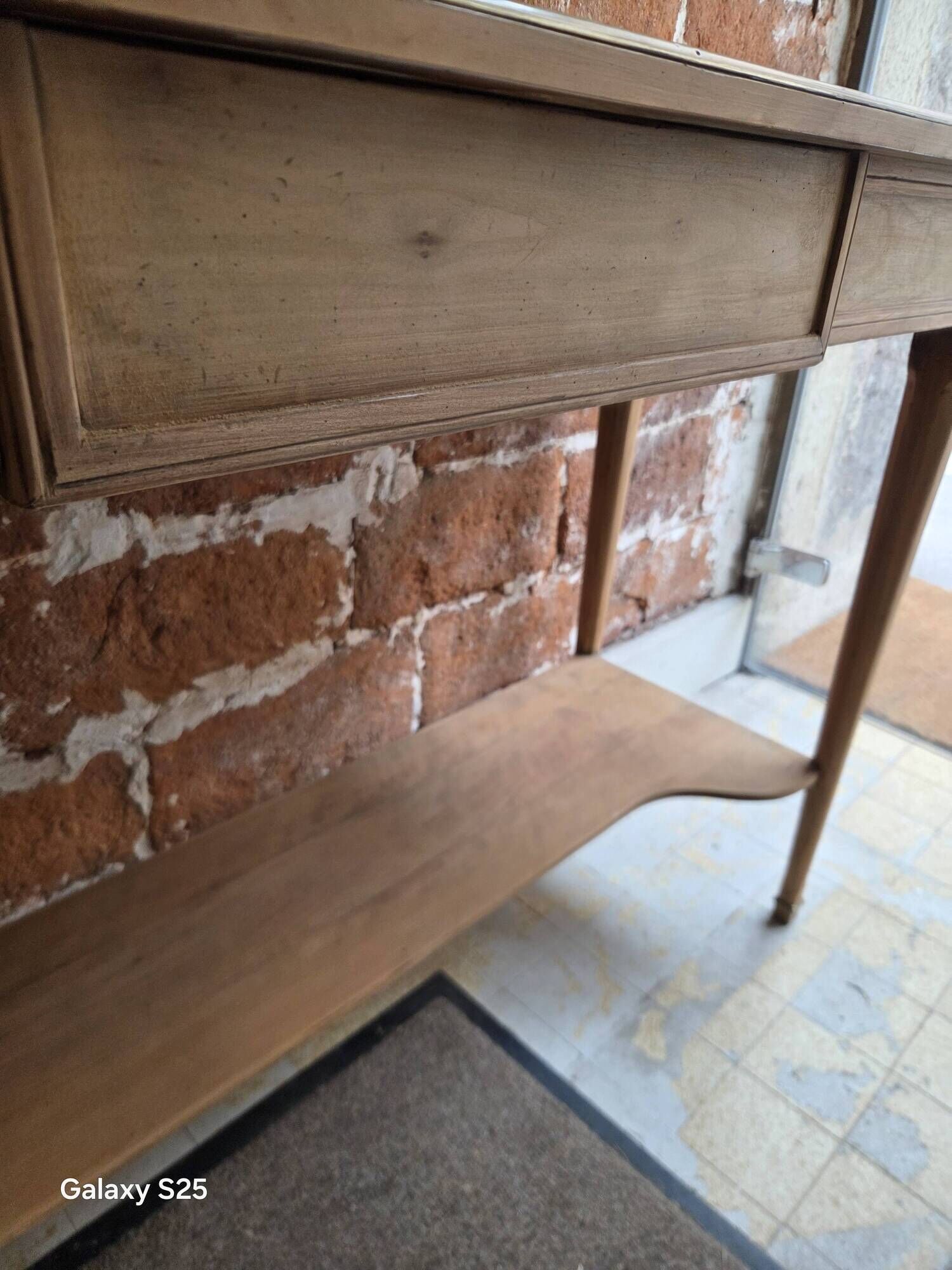console in walnut