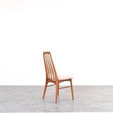 Teak & Wool Eva Dining Chairs by N. Koefoed for Koefoed Hornslet, 1960s