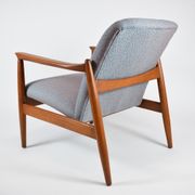 Fully restored vintage armchair, designer E.Homa, 60s, East Europe, multicolour, water resistant