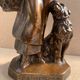 Statuette plâtre Art Nouveau