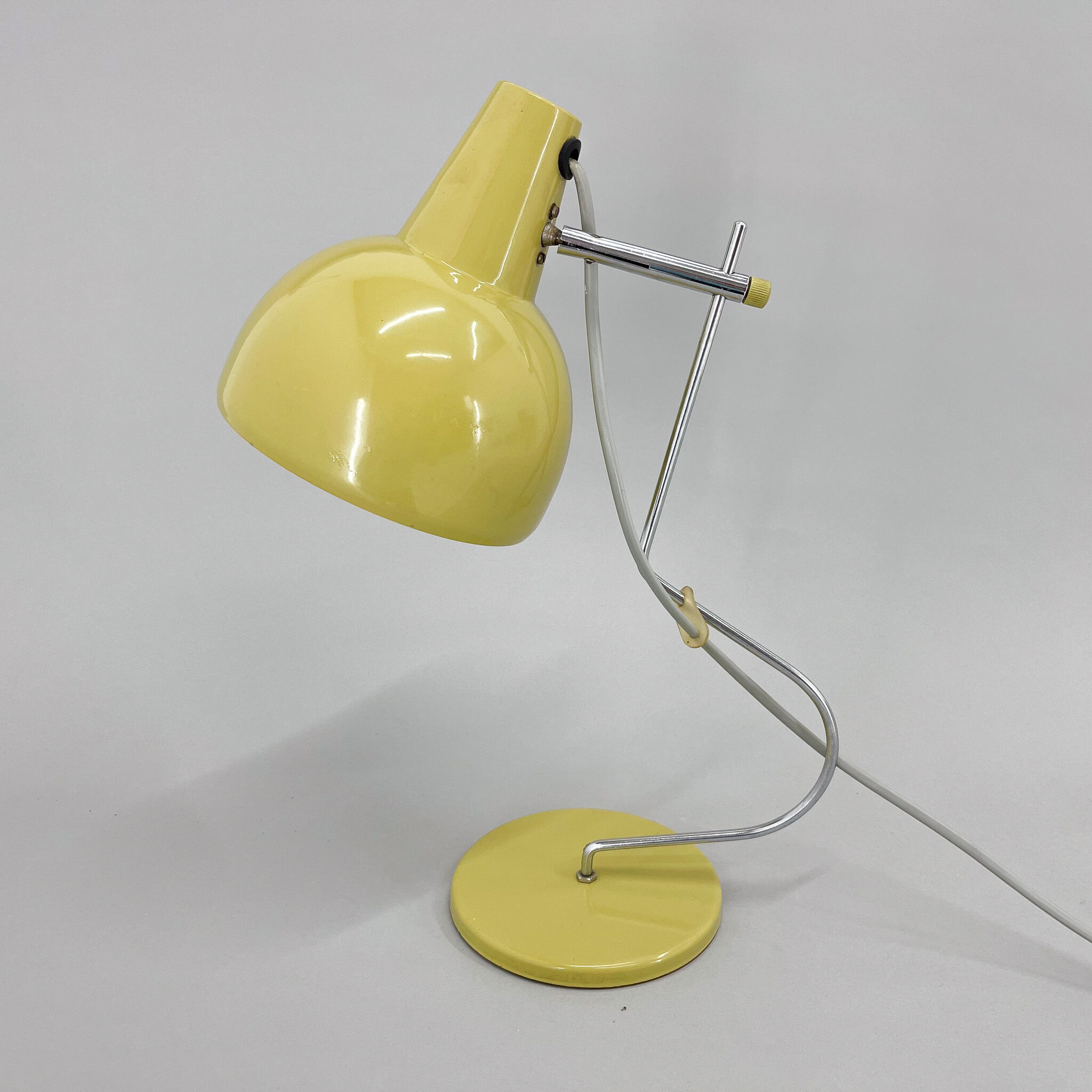 1960's Desk Lamp Designed by Josef Hůrka for Lidokov, Czechoslovakia