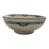 Large Art Deco ironstone salad bowl