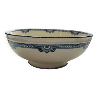 Large Art Deco ironstone salad bowl