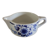 Blue Flower Sauce Boat Saint Amand Art Deco