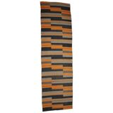 Bauhaus Geometric Modernist Carpet/Rug, Czechoslovakia / 1930s