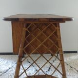Vintage rattan desk