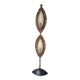Lampadaire bronze et corde 1970