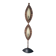 Lampadaire bronze et corde 1970