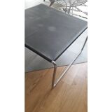 Perforated metal coffee table 70s