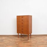 Mid-century swedish teak chest of drawers, 1960s.