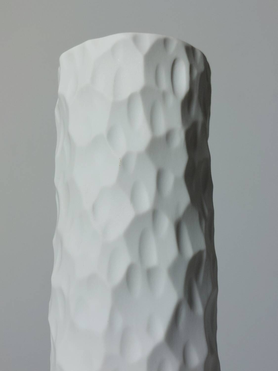 Vintage biscuit porcelaine structure vase Thomas Germany 1970s