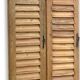 Pair of old shutters