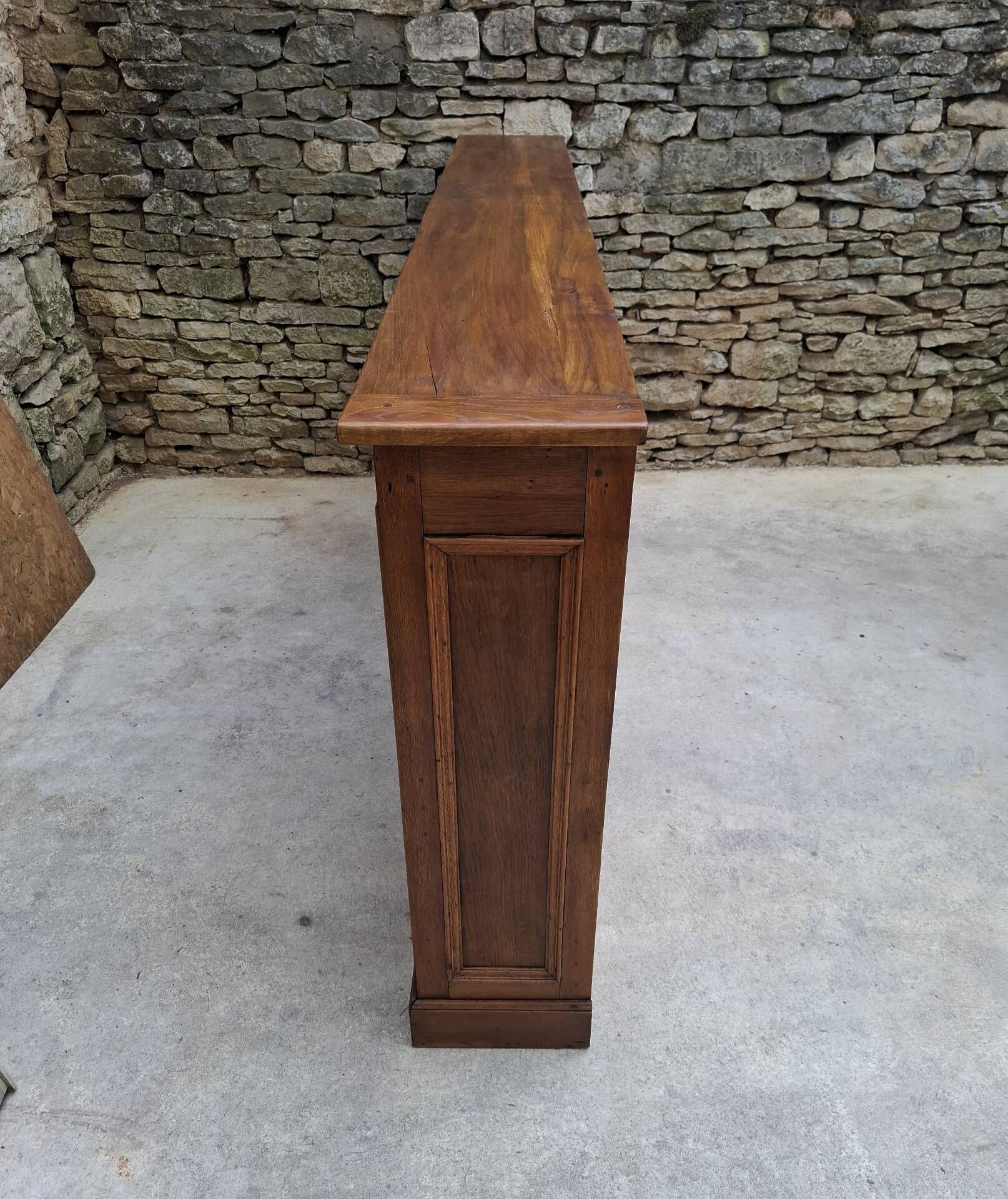 Oak display cabinet 237 cm