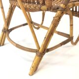 Van Rohe Noordwolde rattan chair, 1960