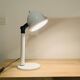 Lampe de bureau en métal blanc, Ikea années 80