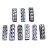 Set of 9 ceramic knife holders