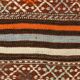 Faded Natural Orientel Kilim Rug, 146x252 Cm