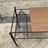 Vinyl row coffee table