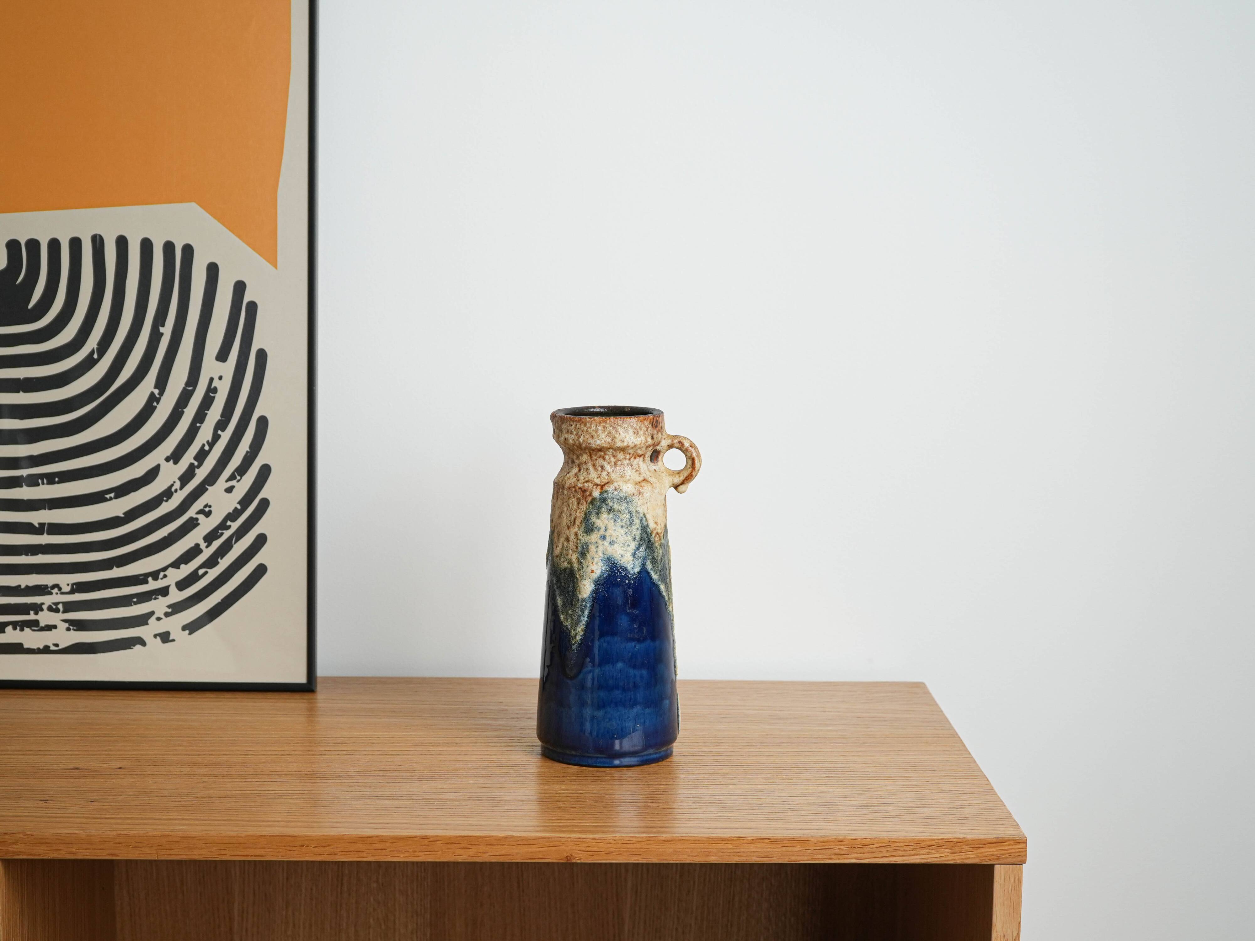 Ceramic vase, German design, 1960s, made in West Germany