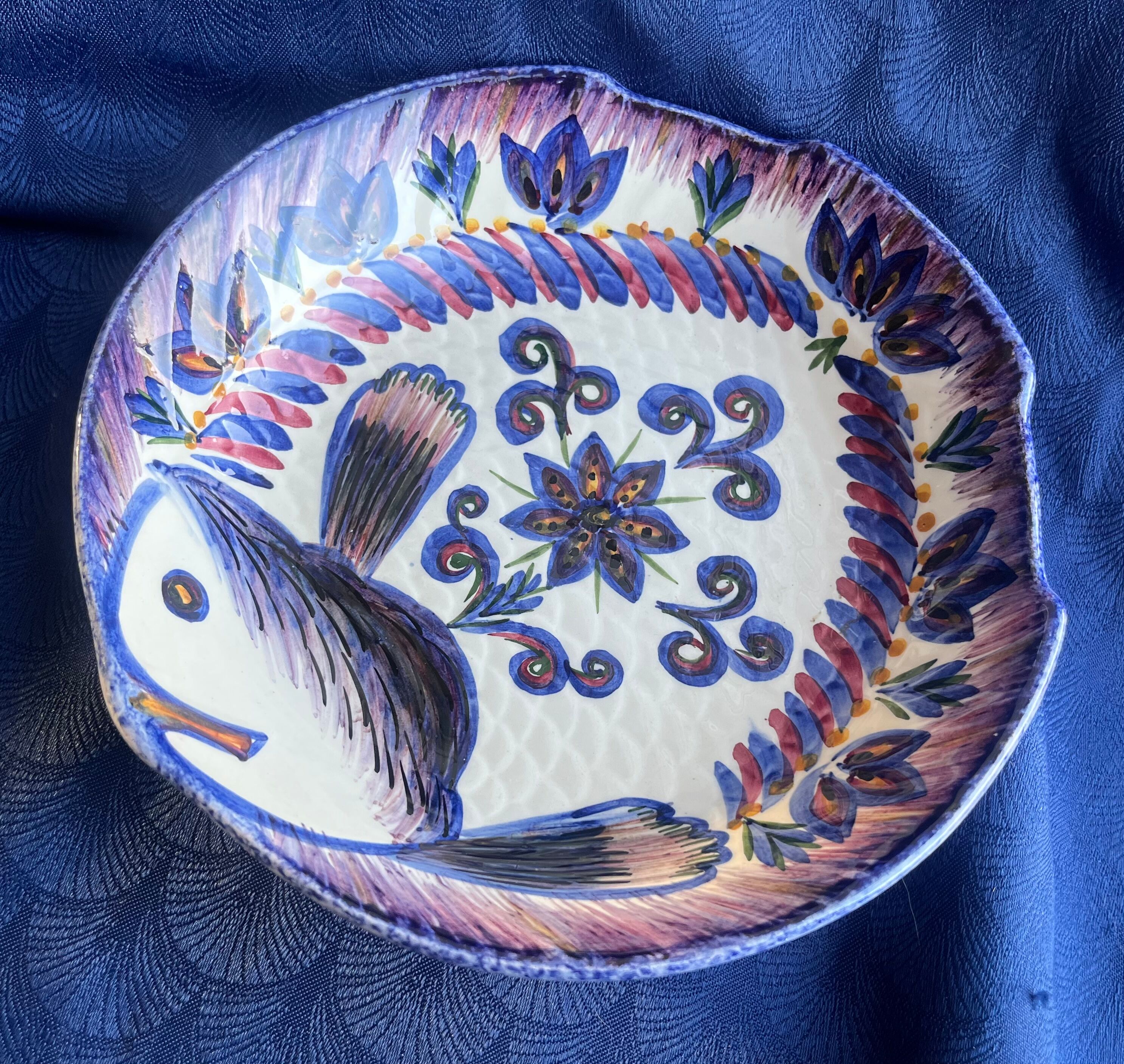 Assiettes Ajourées Leray De Rochefort En Terre - Faïence Artisanale - Lot Origine France