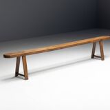 Rustic primitive benches, france, 19th century
