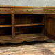 buffet in a row Louis XV neo-rustic walnut tree of curved shape