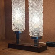 Lampe double vintage mid century