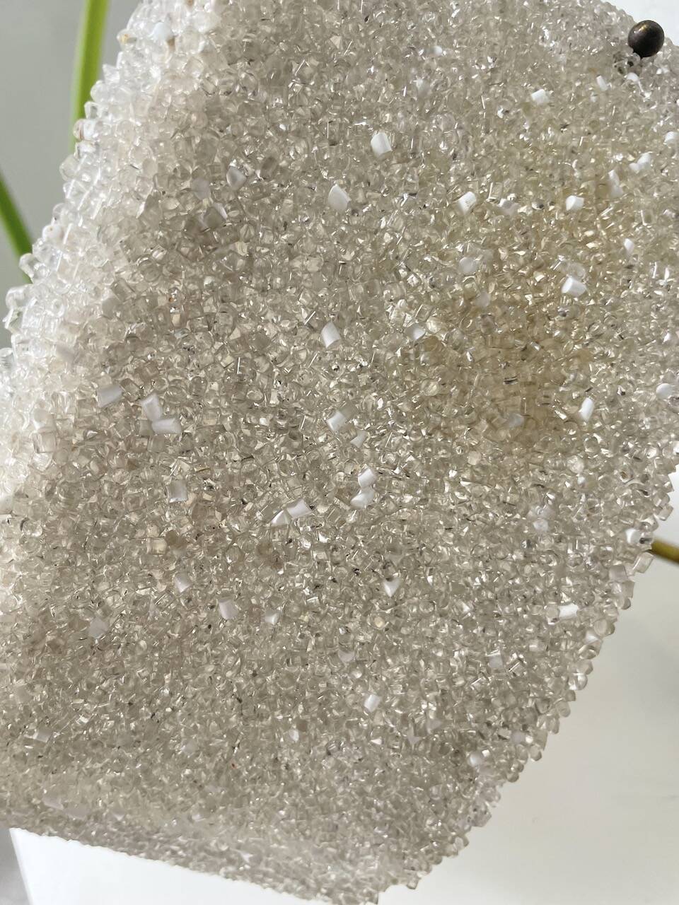 70s granite Perspex pendant light