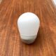 Mid-century German wall sconce in glass and ceramic by Wilhelm Wagenfeld for Lindner.
