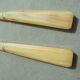 Art deco horn salad servers