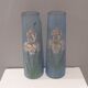 Paire de vases verre Art déco années 1930