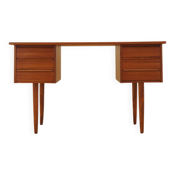 Teak desk, Danish design, 1970s, made in Denmark