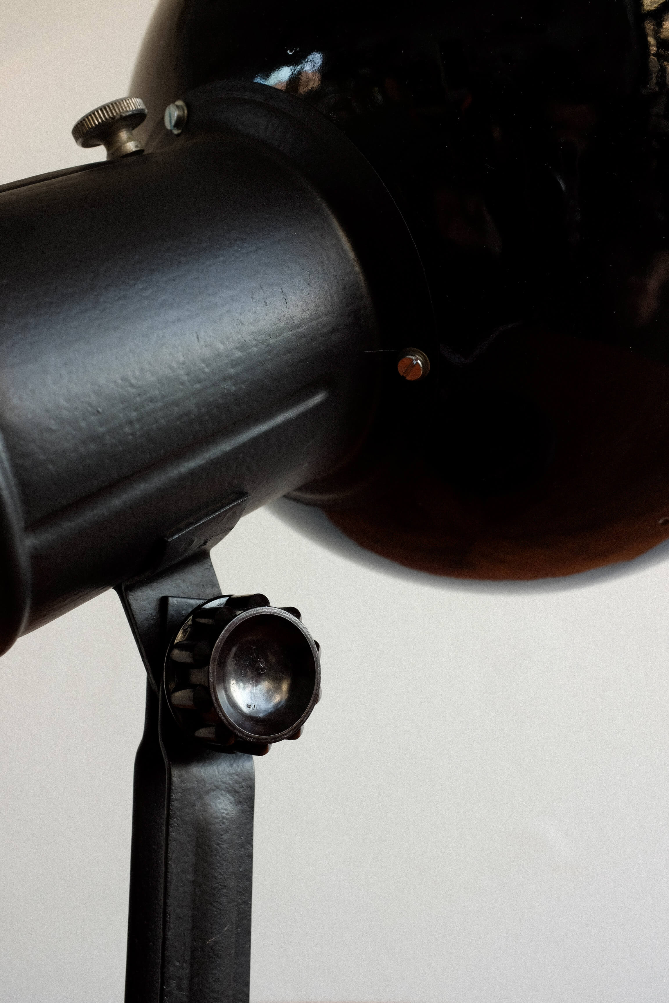 Czechoslovakian industrial adjustable table lamp, 1960s