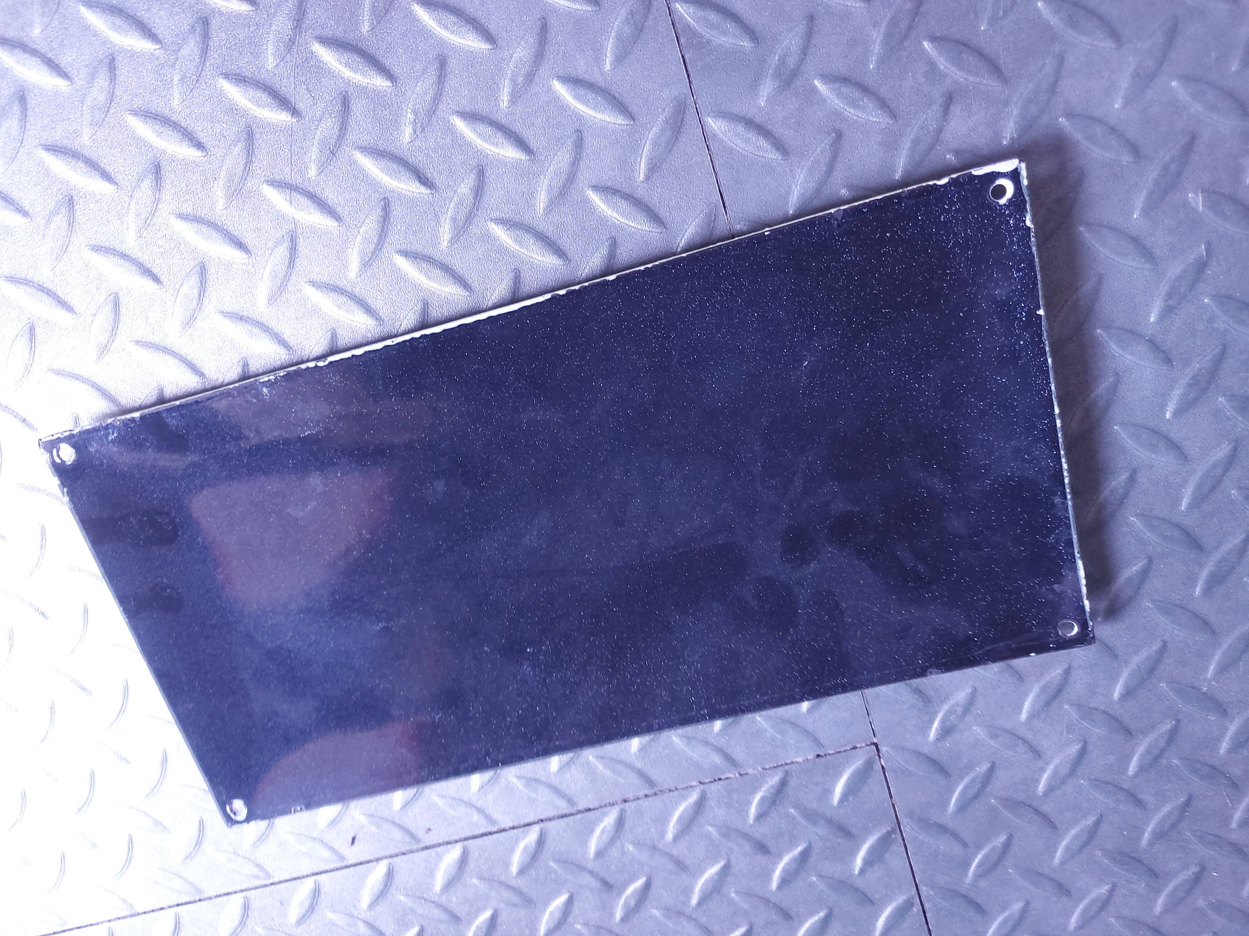 Domed enamelled plate henaff pork paste