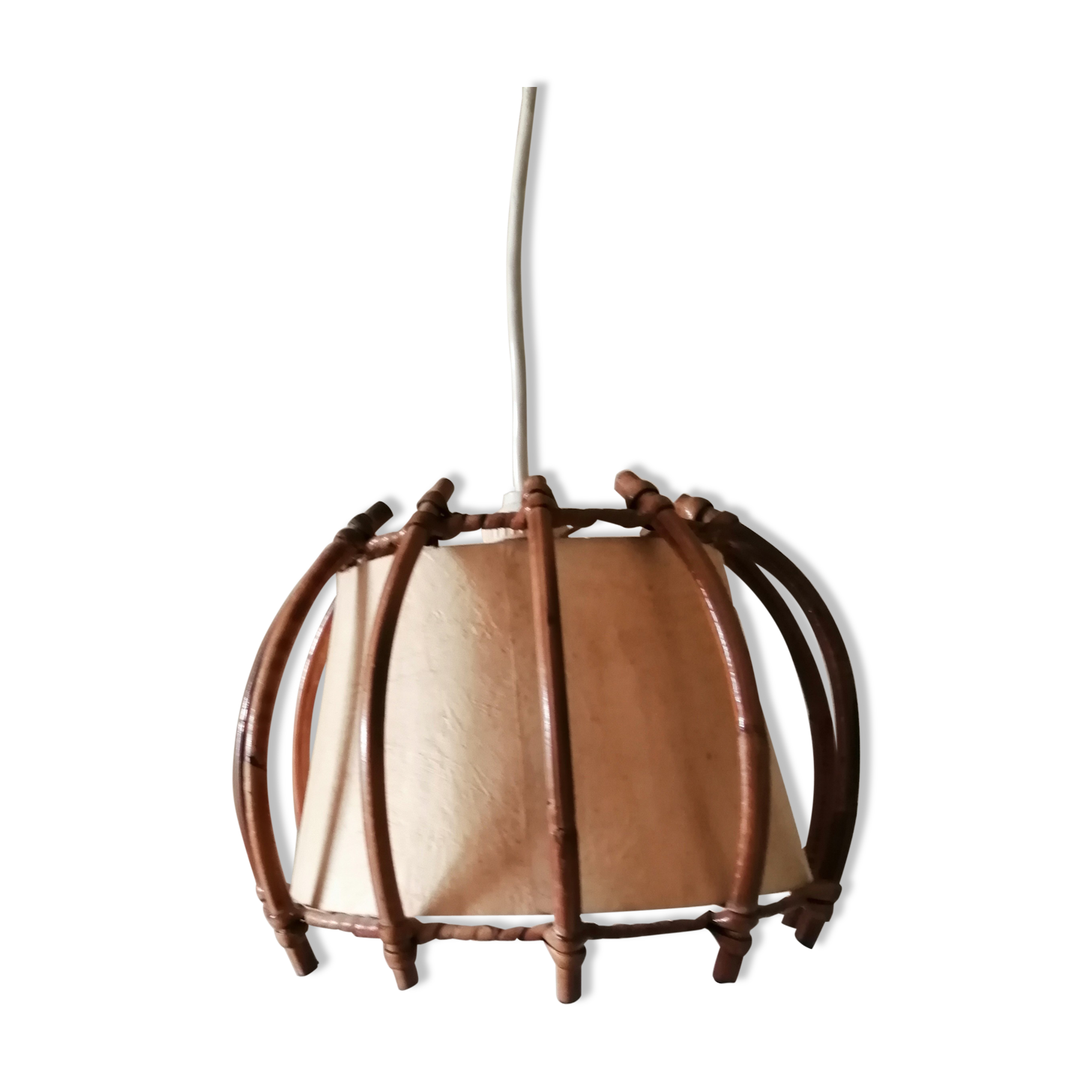 Vintage rattan hanging