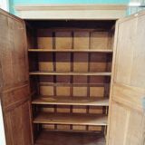 Raw oak cabinet