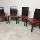 Set de 4 chaises design italien vintage 2000