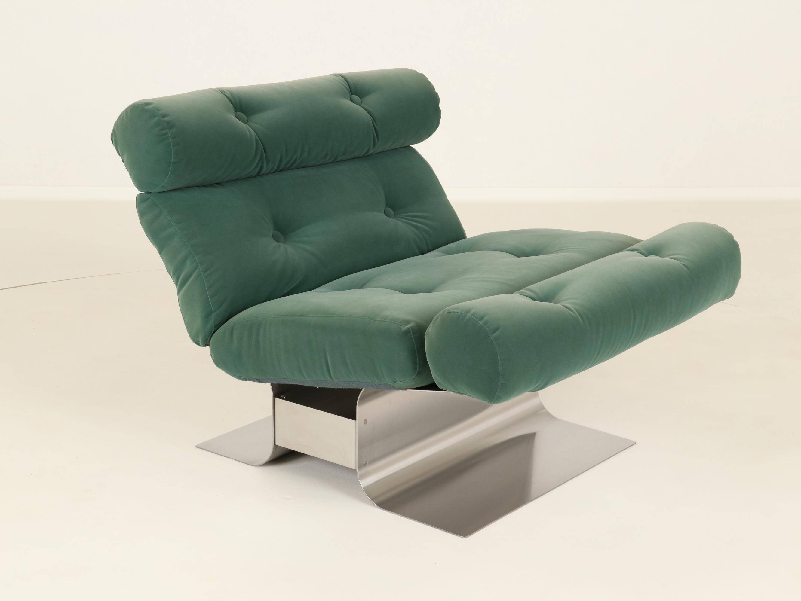 Rare Lounge Chair by François Monnet for Kappa, France, 1970s