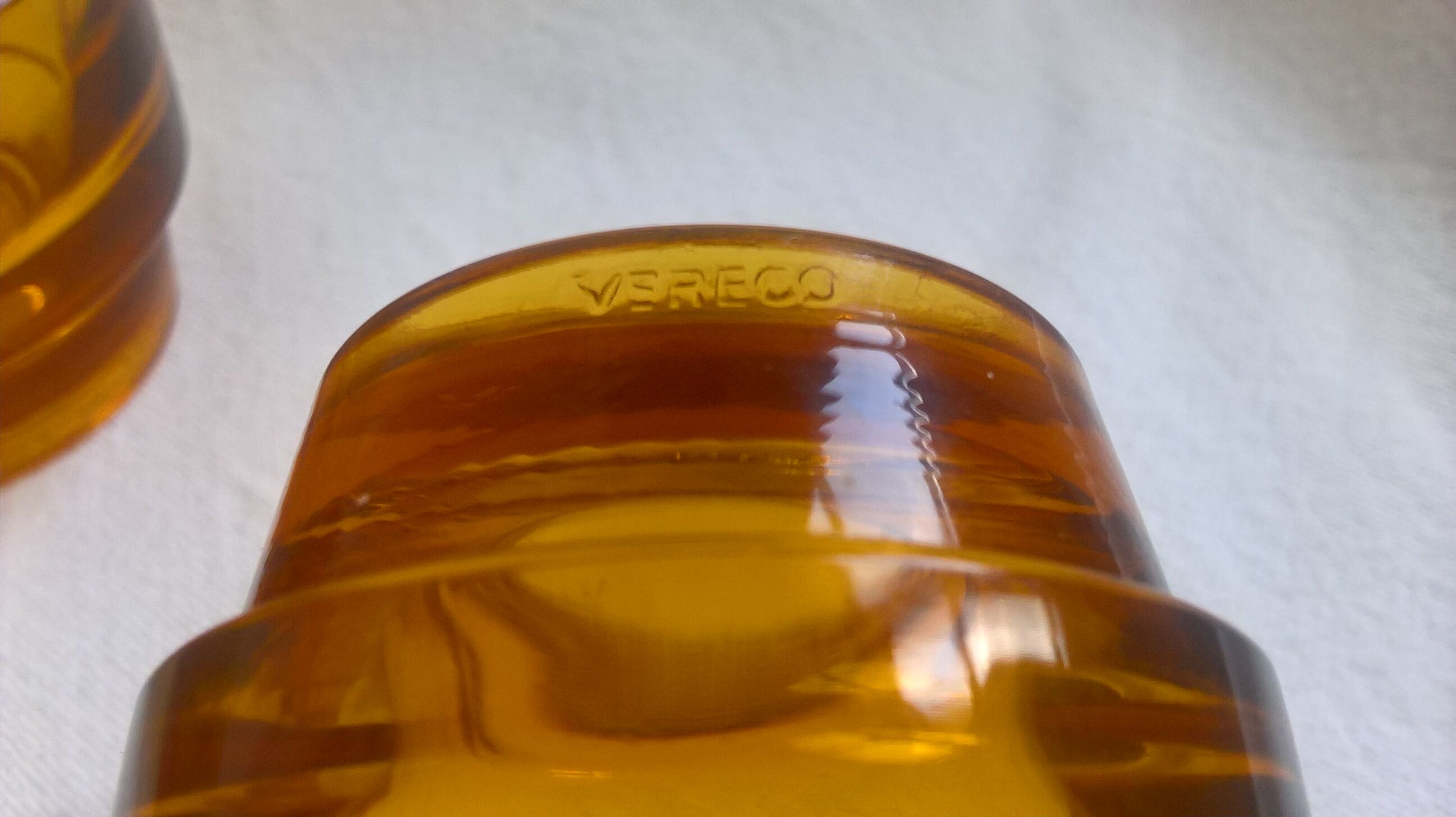 Five Vereco eggcups