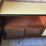 Yellow formica sideboard