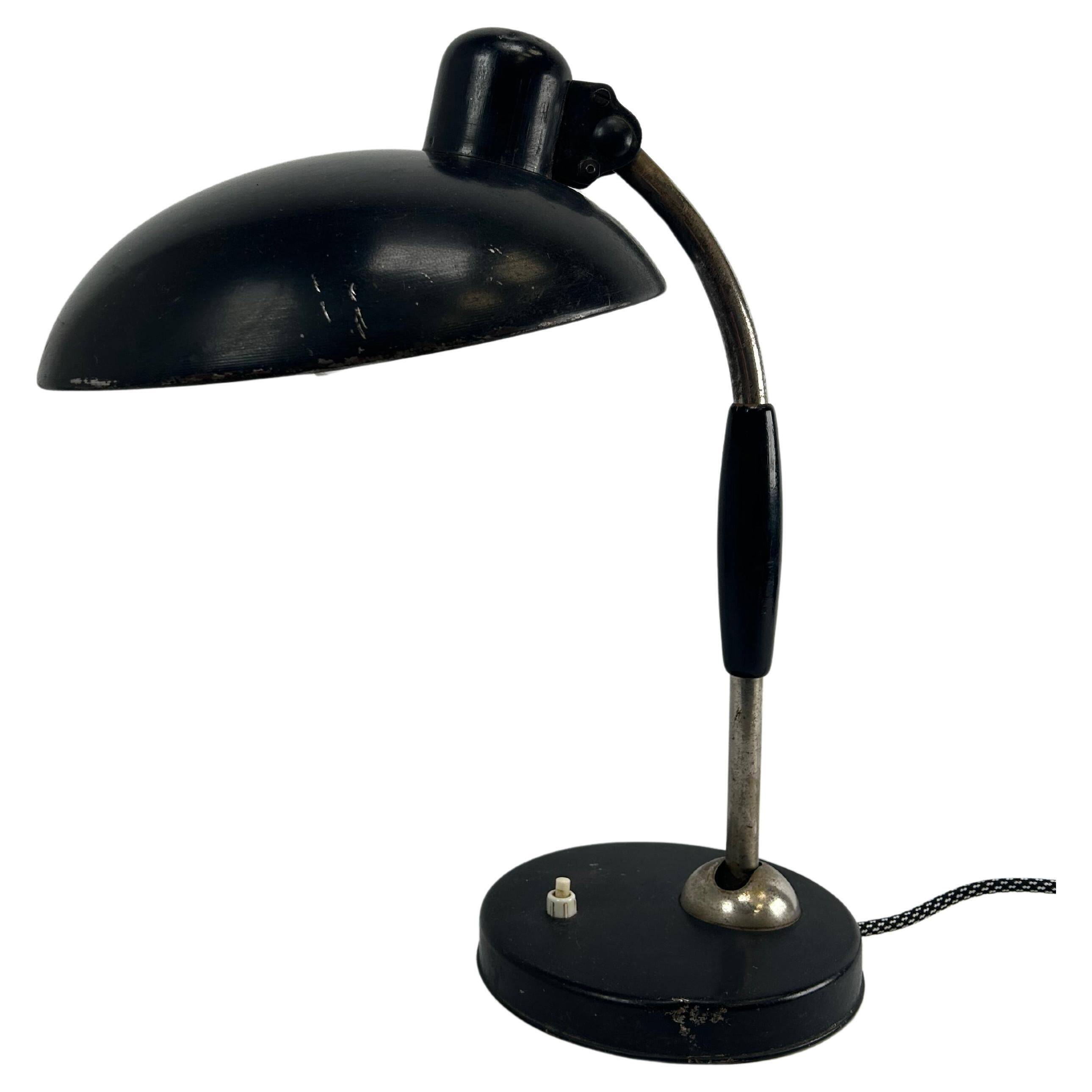 Mid-century design desk lamp by Christian Dell for Escolux Germany.