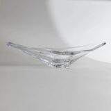 Clear Murano Glass Bowl by Richard Ginori, Heavy Art Glass, 1970s Italian Mid-Century Design