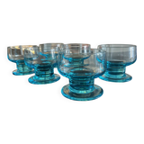 6 old glasses from Cristalleries Lorraines