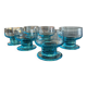 6 verres ancien des Cristalleries Lorraines