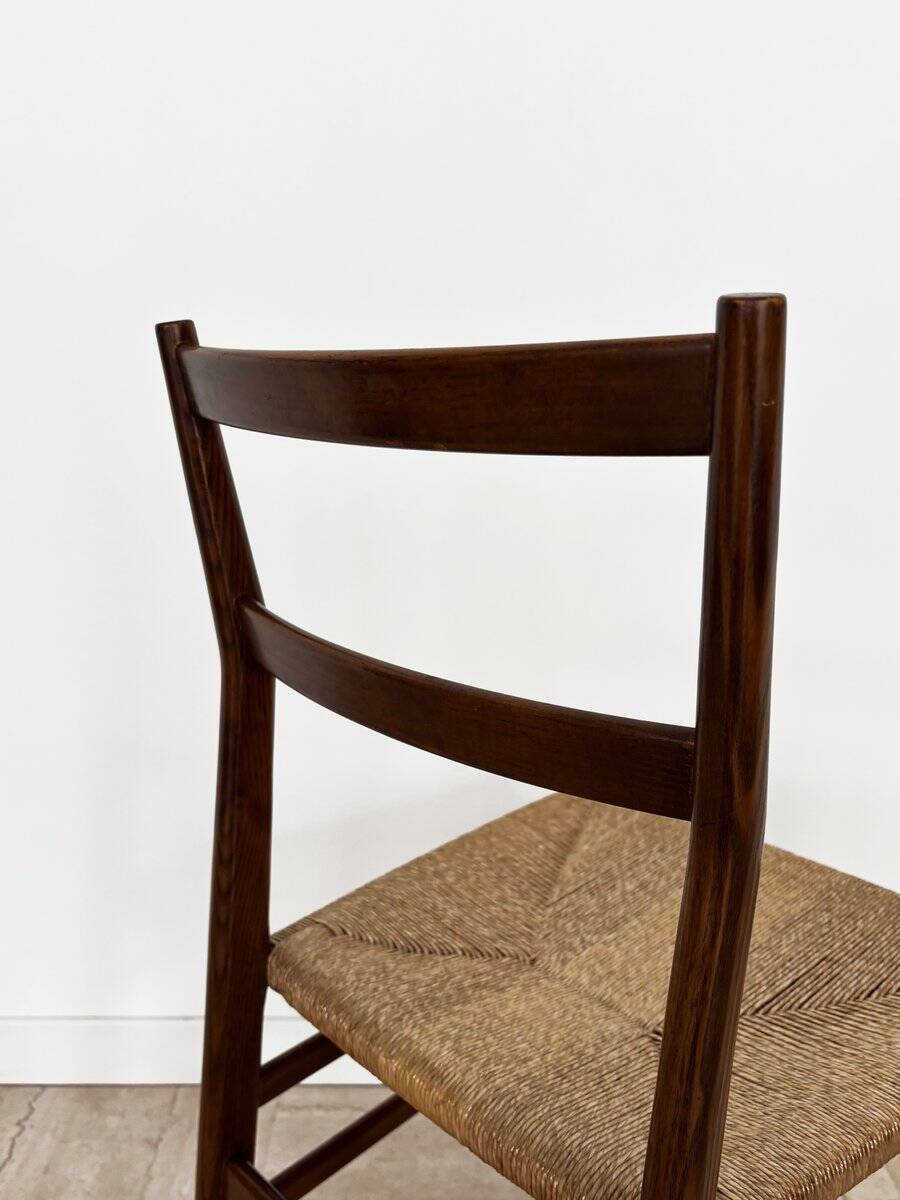 Leggera Model Chairs Designed by Gio Ponti for Cassina, Italy, 1950s, Set of 4