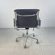 Eames ICF for Herman Miller black leather Soft Pad height adjustable Group chair