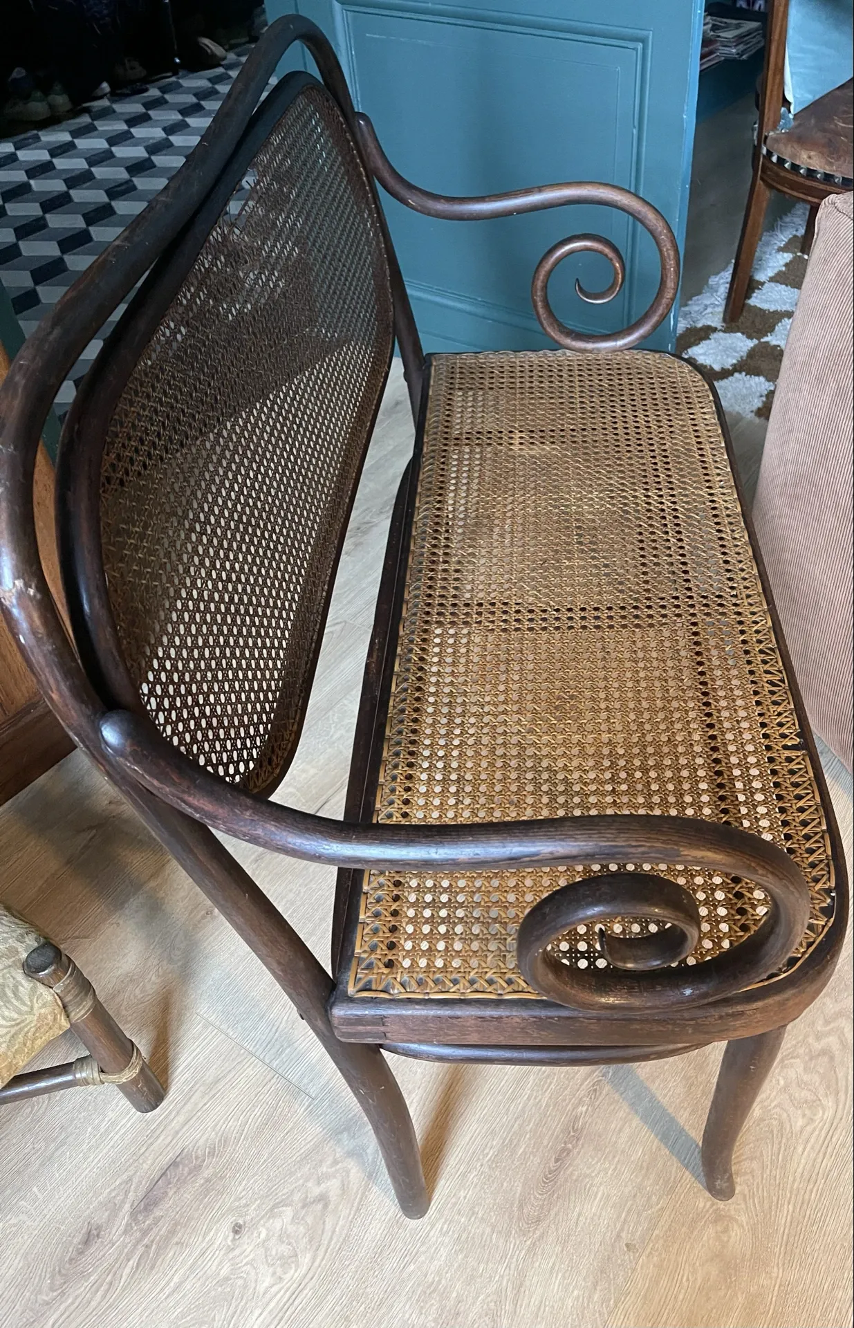 Banquette thonet début xxeme