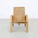 Rare Lounge Chair in Cane and Wood, 1960s